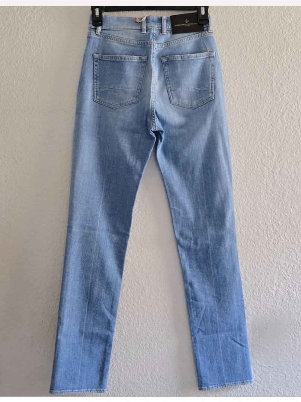 Golden Goose Light Blue Denim Jeans with Gold Button
